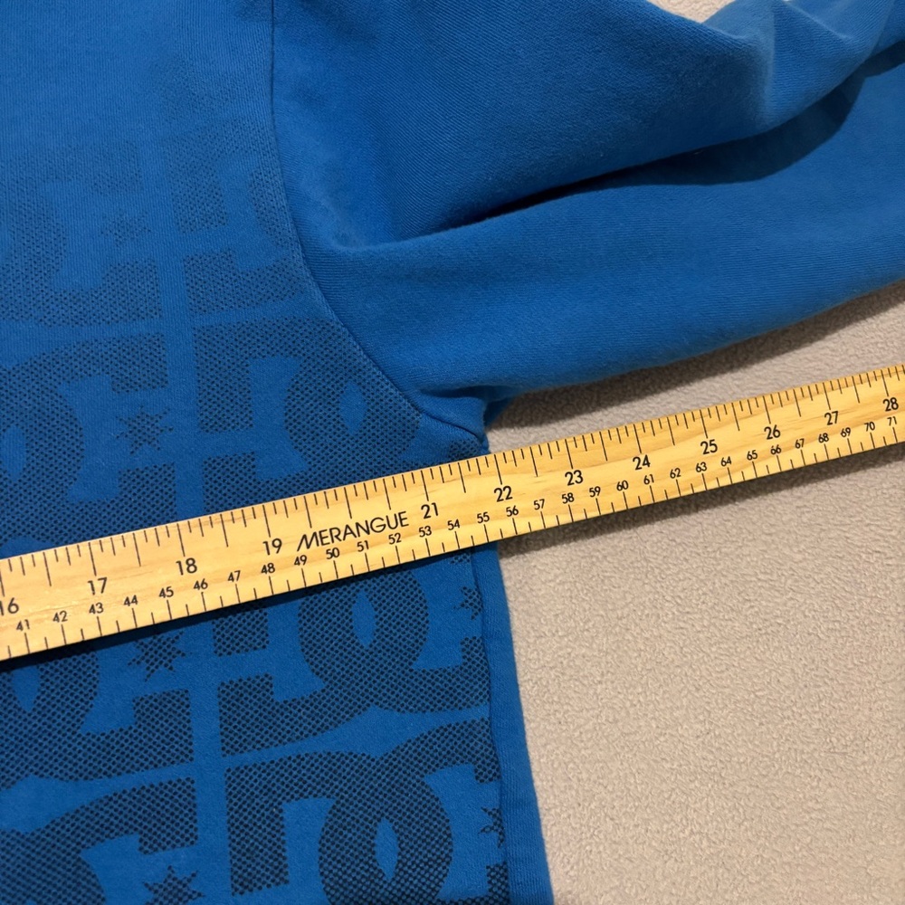 DC Shoes Ken Block Monster Hoodie Blue Y2K Skateboard Full Zip Fall Size Medium - Picture 7 of 9